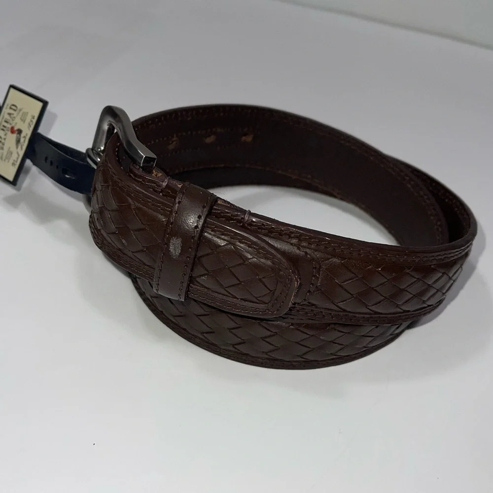 redhead full grain buffalo brown belt size 34